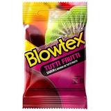 Preservativo blowtex tutti-frutti com 3 unidades