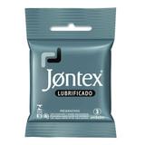 Preservativo Jontex Lubrificado 3 Unidades - Hypermarcas