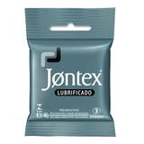 Preservativo Jontex Lubrificado 3 Unidades - Hypermarcas