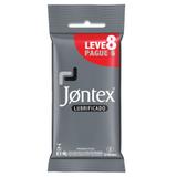 Preservativo Jontex Lubrificado 8 Unidades