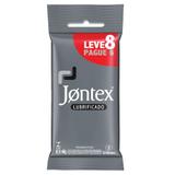 Preservativo Jontex Lubrificado 8 Unidades
