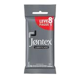 Preservativo Jontex Lubrificado Leve 8 Pague 6