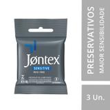 Preservativo Jontex Sensitive 3 Unidades