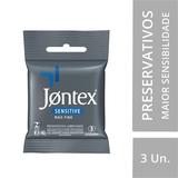 Preservativo Jontex Sensitive 3 Unidades