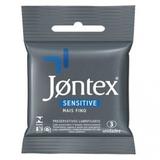 Preservativo Jontex Sensitive Bolso 3 unidades - Hypermarcas