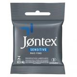 Preservativo Jontex Sensitive Bolso 3 unidades - Hypermarcas
