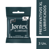 Preservativo Jontex XL Lubrificado 3 Unidades