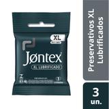 Preservativo Jontex XL Lubrificado 3 Unidades