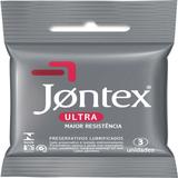 Preservativo lubrificado jontex c/3 ultra novo - Sem marca