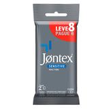 Preservativo Masculino Jontex Sensitive 8 Unidades