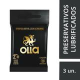 Preservativo Olla Extra Lubrificado 3 Unidades