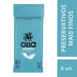 Preservativo Olla Sensitive com 6 Unidades
