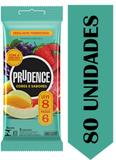 Preservativo Prudence Cores Sabores 10x8 Total 80 Unidades