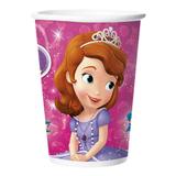 Princesa Sofia Copo de Papel c/8 - Regina