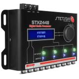 Processador de Áudio Digital Stetsom STX2448 2 Canais 4 Saídas Estéreo Equalizador 10Hz a 22500Hz