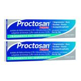 proctosan pomada tratamento das hemorroidas e varizes 2x 20g 1 aplicador - kley hertz