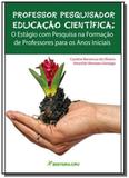 Professor pesquisador educacao cientifica - crv - Editora crv