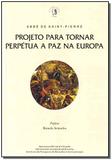 Projeto P/tornar Perp.paz na Europa - Imprensa oficial