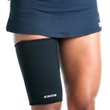 Proteção De Coxa Em Nylon E Neoprene Preto Ab2027 Kikos