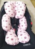 Protetor De Carrinho / Bebê Conforto Apoio De Corpo Bebê coroa rosa - Elobaby