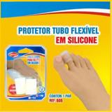 Protetor de Dedos - Tubular - Silicone - Transparente - Qualype