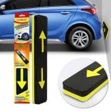 Protetor de Garagem Luxcar Preto e Amarelo em EVA para Estacionar