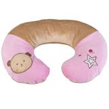 Protetor de Pescoço Urso Plush Rosa Kababy