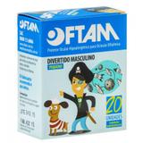 Protetor ocular oftam divertido azul amp