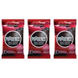 Prudence Preservativo Cores/Sabores Tutti Frutti C/3 (Kit C/03)