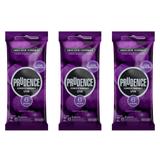 Prudence Preservativo Cores/Sabores Uva C/6 (Kit C/03)