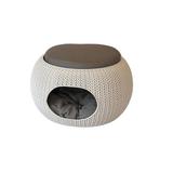 Puff Cama Coberta C Almofada Bege - Keter