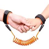 Pulseira Guia Para Criança Infantil Passeio Seguro Segurança Laranja - Xd