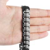 Pulseira Magnética ion Energética bracelete de Titânio - Open24
