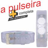 Pulseira magnética transparente rvfit - com íons negativo