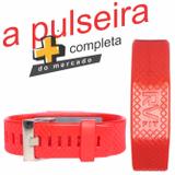 Pulseira Magnética Vermelha Rvfit - Com Íons Negativo