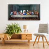 Quadro A Santa Ceia Leonardo Da Vinci Decorativo Para Sala De Jantar Grande - Bimper