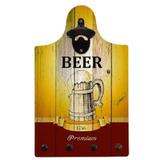 Quadro Abridor de Garrafa e Porta Chave "Beer 1756 Premium" - Tudo decorado