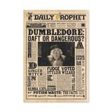 QUADRO ALBUS DUMBLEDORE HARRY POTTER - TAMANHO A4 - Placa Decorativa - MDF - Pôster no quadro