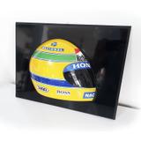 Quadro Capacete 3D Senna - Kokken