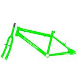 Quadro Com Garfo Em Aço Carbono Verde Kw Pro Tork Ultra - Ultra bikes