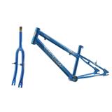 Quadro Com Garfo Rebaixado Em Aço Carbono Azul Pro Tork Ultra - Ultra bikes