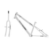 Quadro Com Garfo Rebaixado Em Aço Carbono Branco Pro Tork Ultra - Ultra bikes
