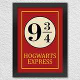 Quadro com Moldura - Hogwarts Express 42 X 30 CM - Yaay!