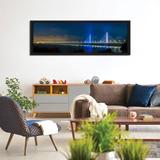 Quadro com Profundidade Ponte Anita Garibaldi Laguna 90x30cm - Decore pronto
