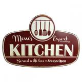 Quadro de metal Retrô Kitchen - Btc