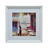 Quadro de Parede em Plástico Vintage Color Paris 27cm Espressione