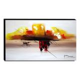 Quadro de Pintura Abstrato 60x105cm-1625 - Artista june brandão