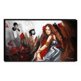 Quadro de Pintura Cigana 70x120cm-1586 - Artista june brandão