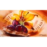 Quadro de Pintura Lírio 60x105cm-1553 - Artista june brandão
