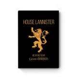 Quadro decorativo A4 Game of Thrones Lannister - Artgeek